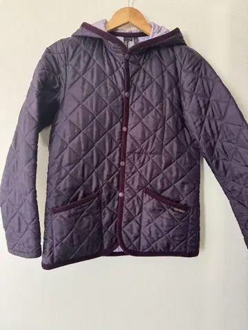 LAVENHAM 퀼팅 자켓 퍼플 38