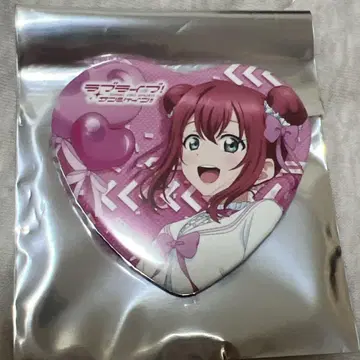 러브 라이브! 선샤인!! Aqours 하트 캔뱃지 쿠로사와 루비