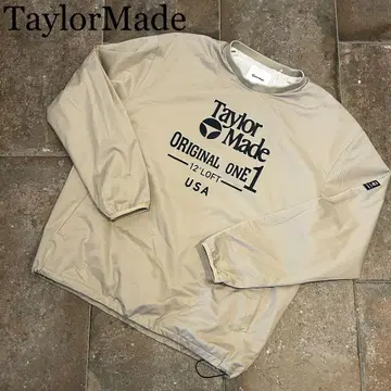 TaylorMade 클래식 로고 윈드 풀오버 자켓 남성용