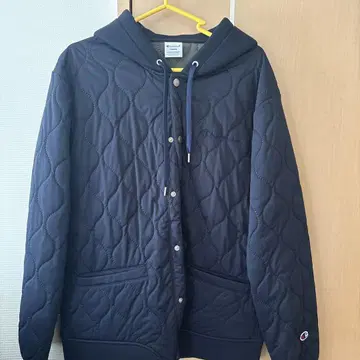 Champion 퀼팅 자켓 네이비