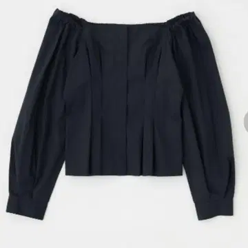 MOUSSY 오프숄더 셔츠 블랙