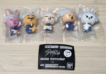 SKZOO 사우나 피규어 5점