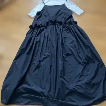 저널 스탠다드 프릴 오버롤 스커트