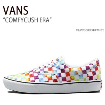 VANS COMFYCUSH ERA TIE-DYE CHECKER WHITE