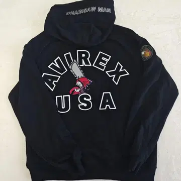 AVIREX x 체인소 맨 콜라보 후드티 사이즈 XL