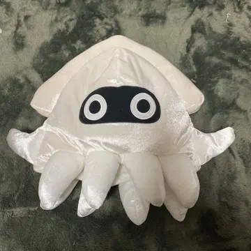 오징어 디자인 머리띠 화이트