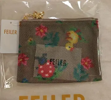 페일러 하이디 메쉬 파우치 베이지 미니