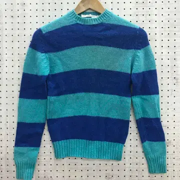 레트로 아메카지 서해안 구제 의류 ESPRIT 보더 니트 스웨터