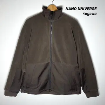 NANO UNIVERSE x ogawa 별주 난연 플리스 도킹 블루종