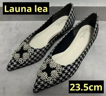 Launa lea 라우나레아 비쥬 스틸레토 펌프스 하운드투스 패턴