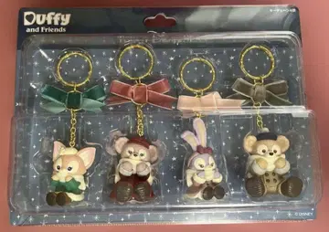 Duffy and Friends 키체인 4개 더피&프렌즈