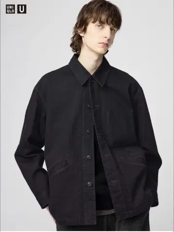 UNIQLO U 오버 사이즈 컬러 데님 자켓