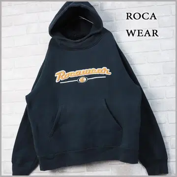 레어 [ rock wear ] XL/자수 로고/맨투맨 후드티 크롭 기장