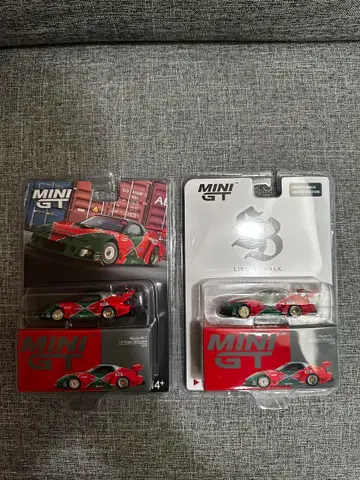 MINI GT 리버티 워크 RX-7 미니카 2대 세트