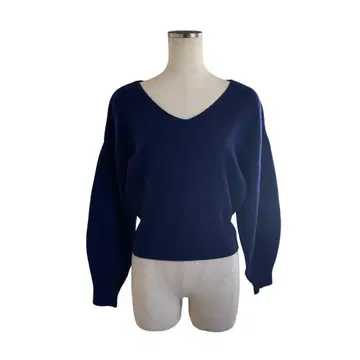 새상품급 GRL 그레일 네이비 긴팔 니트 스웨터 FREE SIZE