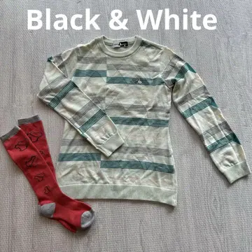 Black & White/여성용 스웨터 M