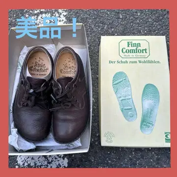 새상품급! Finn Comfort 브라운 가죽 로퍼