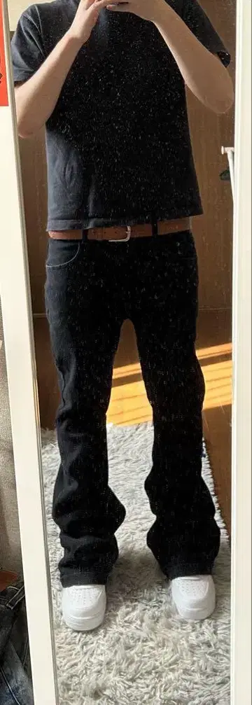 opium 플레어 데님 swag