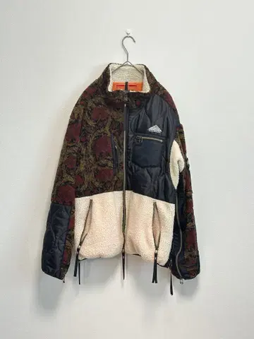LEH 'FLEECE BLOUSON' - WHITE MIX