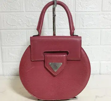 no37240 레노마 프랑스제 가죽 리자드형 누빔 핸드백