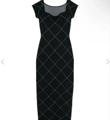 melt the lady fleeting check dress