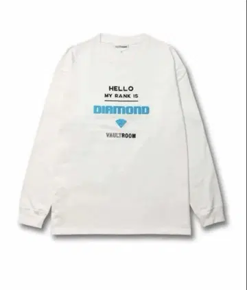 vaultroom DIAMOND L/S TEE L