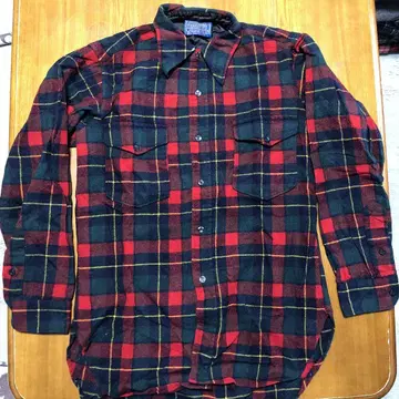 70s PENDLETON 100% 버진 울 플란넬 셔츠