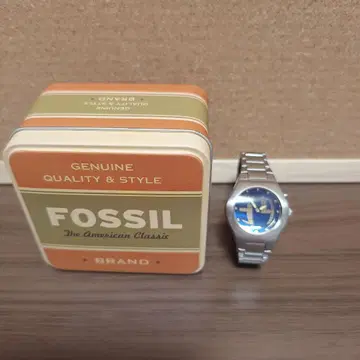FOSSIL 스테인리스 스틸 시계 블루