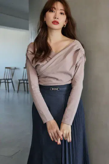 Asymmetric Cotton-blend Jersey Top