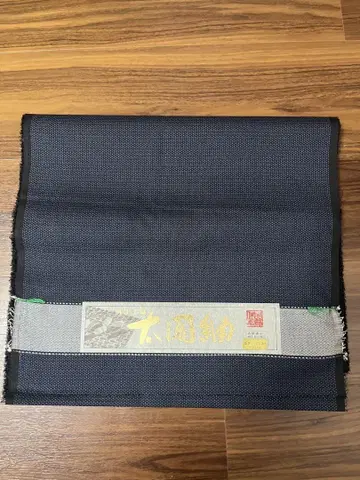 [ 7 ] 오메시 옷감 남자 기모노 앙상블 순수 실크 츠무기 샤레