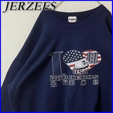 [ JERZEES ] 저지즈 USA 프린트 맨투맨 빅 사이즈