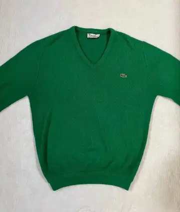 [인기 컬러] Izod 라코스테 니트 스웨터 USA 제조 L 사이즈 그린