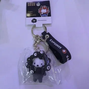 간사이 오사카 엑스포 블랙 미야쿠미야쿠 산리오 키링 입체 포차코