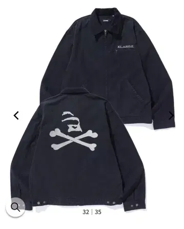 새상품 엑스라지 XLARGE SKULL WORK JACKET XL