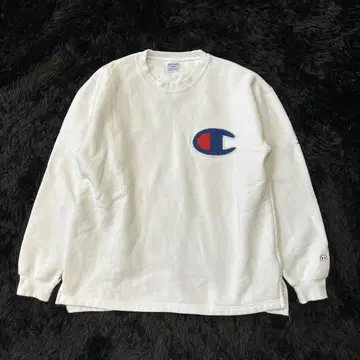챔피온 크루넥 맨투맨셔츠 화이트 L
