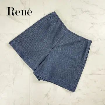 새상품급 Rene 턱 숏팬츠 네이비 계열 사이즈 36*OC902