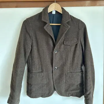 MHL. 브라운 울 블레이저