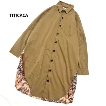 TITICACA 티티카카 도킹 셔츠 원피스 프론트 오픈 인기 루즈핏