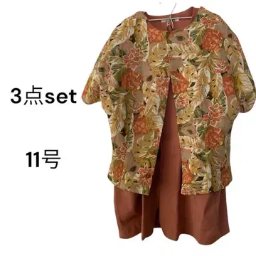 반팔 캐주얼 포멀 3종 세트 셋업 11AR L 썸머 레트로