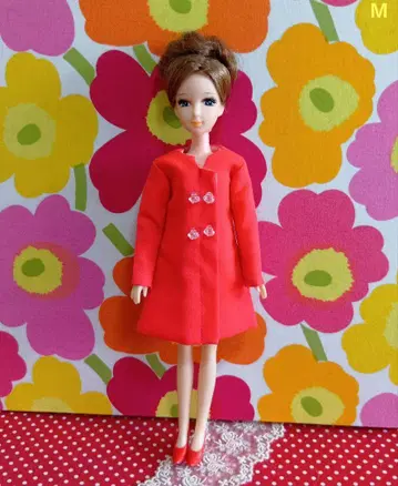 엄마 의상 TAKARA 예쁜 화려한 쇼와 레트로 옷 갈아입히기 인형 의류