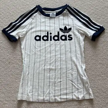 adidas 스트라이프 반팔 T셔츠 XS