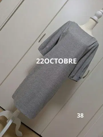 택 포함 새상품 22OCTOBRE (온워드 카시야마) 미라인 원피스 38