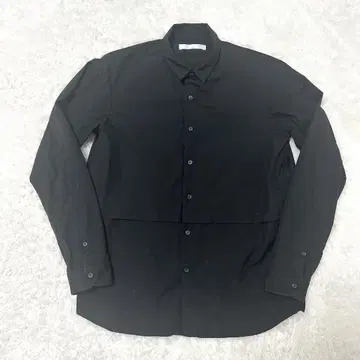 레어 ETHOSENS 에토센스 셔츠 절개 긴팔 블랙 2