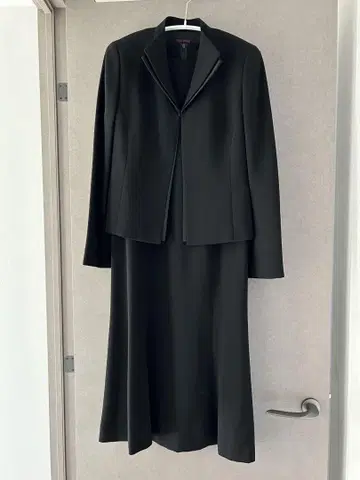 YUKITORII 고급 블랙 포멀 수트 5호