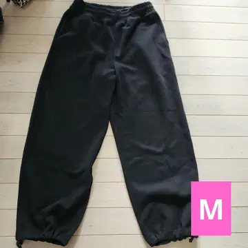 UNIQLO C M 사이즈 블랙 와이드 팬츠