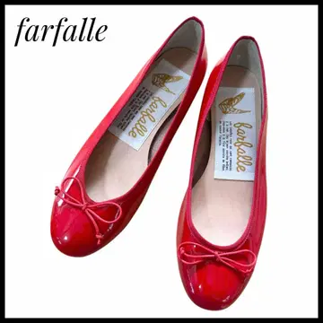 farfalle 발레 슈즈 플랫슈즈 일본제 레드 리본 37