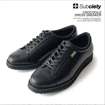 subciety CROCODILE DRESS SNEAKER