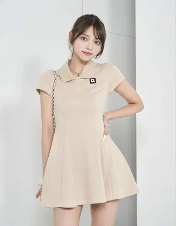 darich 폴로 맨투맨 미니 원피스