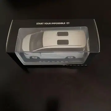 레어 도요타 신형 ALPHARD 화이트 미니카