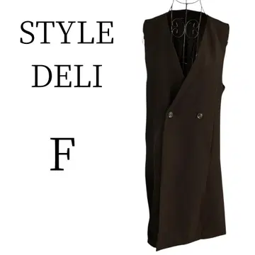 컨디션 최상 STYLE DELI 스타일 델리 블랙 슬리브리스 F